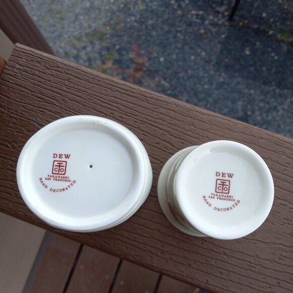 VintagTakahashi San Francisco Butterfly Bathroom Cup Soap Dish Toothbrush Holder - Picture 9 of 16